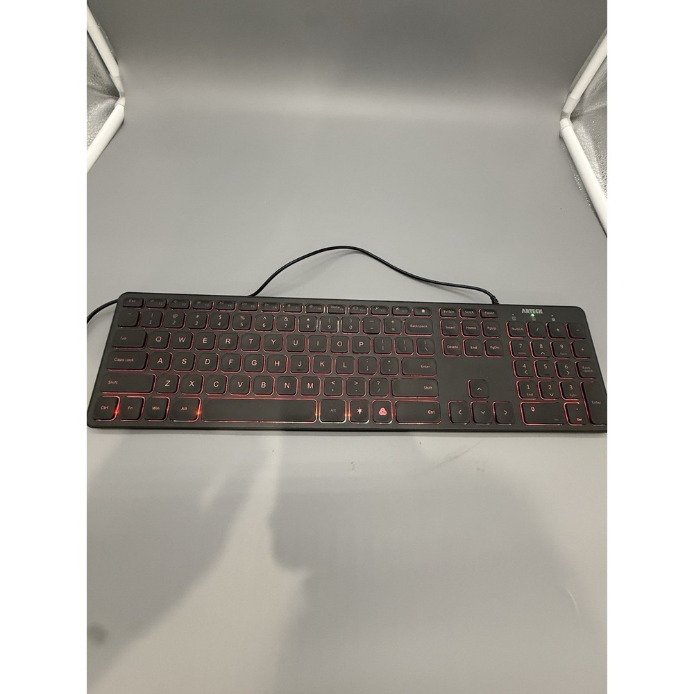 Arteck HA305-2B Universal Backlit USB Wired Keyboard‎ Tested